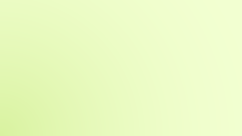 Background: Gradient from medium to light green